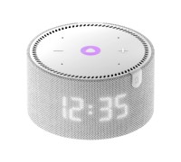 Умная колонка Яндекс Станция Мини с часами с Алисой, серый опал, 10Вт