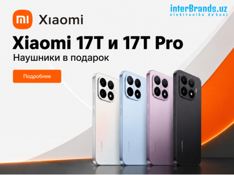 Главная премьера сезона: смартфоны Xiaomi 17T и 17T Pro + фирменные наушники в подарок!