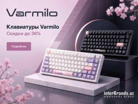 Искусство на рабочем столе: клавиатуры и коврики Varmilo со скидкой до 36%!