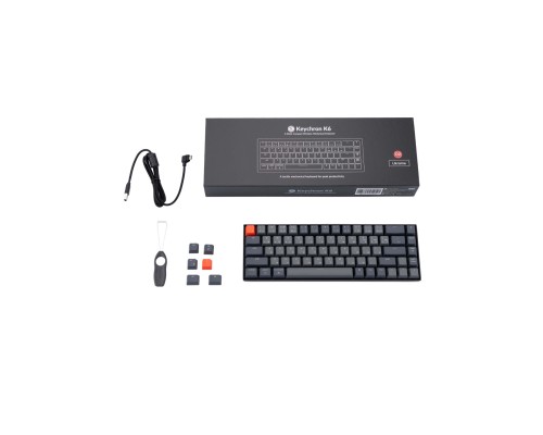 Клавиатура механическая Keychron K6 | 68 keys | Aluminum Frame | Hot-Swap | RGB | Wireless | Black