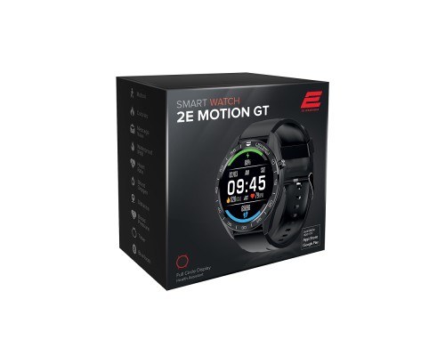 Смарт-часы 2E Motion GT 46 mm, Black-Silver