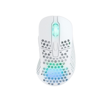 Игровая мышь Xtrfy M4 Wireless, оптическая, беспроводная / USB-A, RGB-подсветка, белая