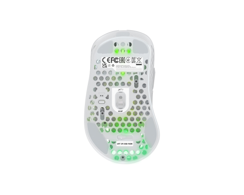 Игровая мышь Xtrfy M4 Wireless, оптическая, беспроводная / USB-A, RGB-подсветка, белая