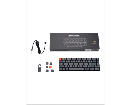 Клавиатура Keychron K6 68 Key Aluminum Frame Hot-Swap RGB Blue
