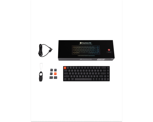 Клавиатура Keychron K6 68 Key Aluminum Frame Hot-Swap RGB Brown