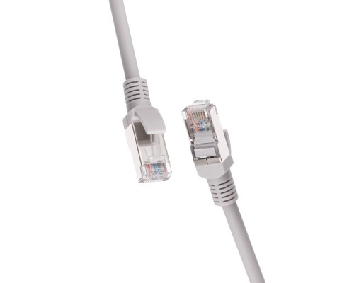 Патч-корд 2E Cat 5e,FTP,RJ45, 26AWG ,7/0.16 Cu, 5.00 m, LSZH, Серый