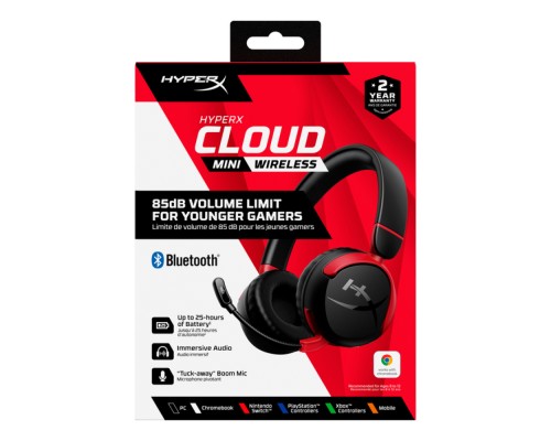 Беспроводные наушники HyperX Cloud Mini Black (7G8F1AA)