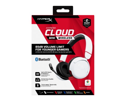 Беспроводные наушники HyperX Cloud Mini White (7G8F2AA)