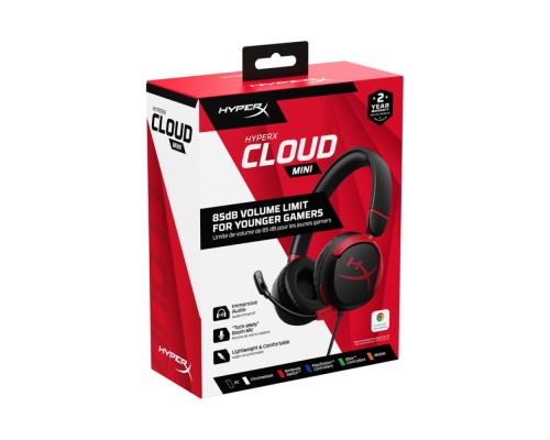 Проводные наушники HyperX Cloud Mini Black (7G8F4AA)