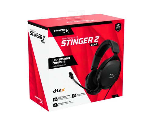 Игровая гарнитура HyperX Cloud Stinger 2 Core, Black (683L9AA)