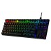 Игровая клавиатура HyperX Alloy Origins Core PBT Aqua USB RGB RU, Black (639N9AA#ABA)