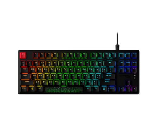 Игровая клавиатура HyperX Alloy Origins Core PBT Aqua USB RGB RU, Black (639N9AA#ABA)