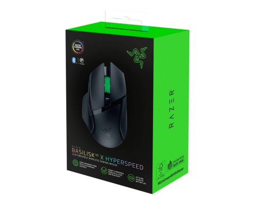 Беспроводная игровая мышь Razer Basilisk V3 X HyperSpeed, RGB, WL/BT, black