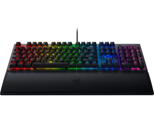 Клавиатура Razer BlackWidow V3 RGB 108key Green Switch USB/EN, чёрный