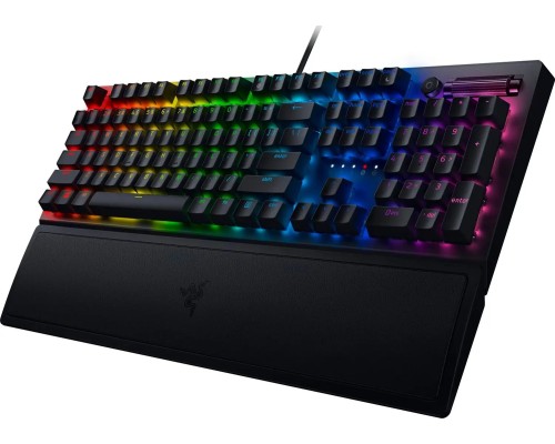 Клавиатура Razer BlackWidow V3 RGB 108key Green Switch USB/EN, чёрный