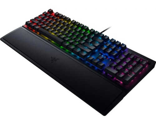 Клавиатура Razer BlackWidow V3 RGB 108key Green Switch USB/EN, чёрный