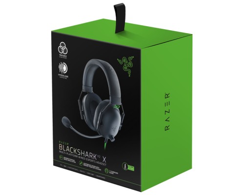 Проводные игровые наушники Razer BlackShark V2 X 7.1 USB Black