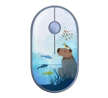 Беспроводная мышь 2E MF300 Silent BT CAPYBARA:SWIM, Синий