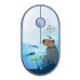 Беспроводная мышь 2E MF300 Silent BT CAPYBARA:SWIM, Синий