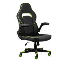 Игровое кресло 2E GAMING HEBI Black/Green