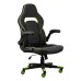 Игровое кресло 2E GAMING HEBI Black/Green