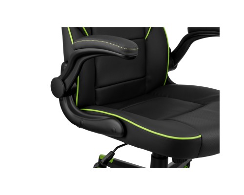 Игровое кресло 2E GAMING HEBI Black/Green