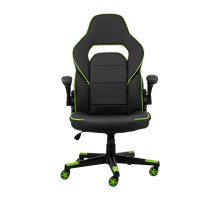 Игровое кресло 2E GAMING HEBI Black/Green