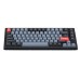 Игровая механическая клавиатура Keychron V1 84 Key QMK Gateron G PRO Blue Hot-Swap RGB Frosted Black
