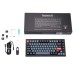 Игровая механическая клавиатура Keychron V1 84 Key QMK Gateron G PRO Blue Hot-Swap RGB Frosted Black