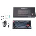 Игровая механическая клавиатура Keychron V1 84Key, Gateron G PRO Blue, USB-A, Hot-Swap, QMK, Knob, EN/RU, RGB, Frosted Black