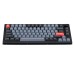 Игровая механическая клавиатура Keychron V1 84Key, Gateron G PRO Blue, USB-A, Hot-Swap, QMK, Knob, EN/RU, RGB, Frosted Black