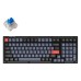 Игровая механическая клавиатура Keychron V5 V5 100Key, K Pro Blue, Hot-Swap, QMK, USB-A, EN/RU, RGB, Frosted Black