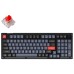 Игровая механическая клавиатура Keychron V5 100Key, K Pro Red, Hot-Swap, QMK, Knob, USB-A, EN/RU, RGB, Frosted Black