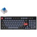 Игровая механическая клавиатура Keychron V5 100Key, K Pro Blue, Hot-Swap, QMK, Knob, USB-A, EN/RU, RGB, Frosted Black