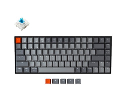 Игровая механическая клавиатура Keychron K2 84 Key  Gateron  White LED Blue