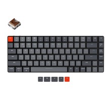 Беспроводная механическая клавиатура Keychron K3 84 Key Low Profile Hot-Swap Optical White LED Brown