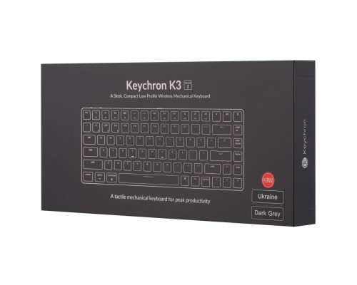 Игровая механическая клавиатура Keychron K3 84 Key Low Profile Hot-Swap Optical RGB Red