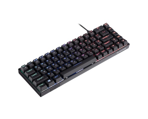 Клавиатура игровая 2E GAMING KG370 RGB 68key Gateron Brown Switch USB Black