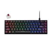 Клавиатура игровая 2E GAMING KG370 RGB 68key Gateron Brown Switch USB Black