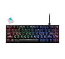 Клавиатура игровая 2E GAMING KG370 RGB 68key Gateron Blue Switch USB Black