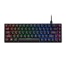 Клавиатура игровая 2E GAMING KG370 RGB 68key Gateron Blue Switch USB Black