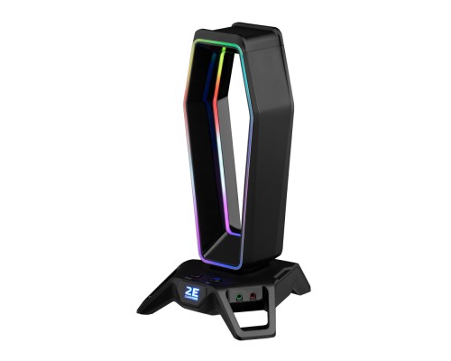 Подставка 3в1 для гарнитуры 2E Gaming GST330 RGB 7.1 USB Black