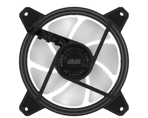 Корпусный вентилятор 2E Gaming Air Cool Infinity M ACF120IMW-ARGB, 120mm, 1200rpm, 3pin, 3pin+5VAura, 22dBa