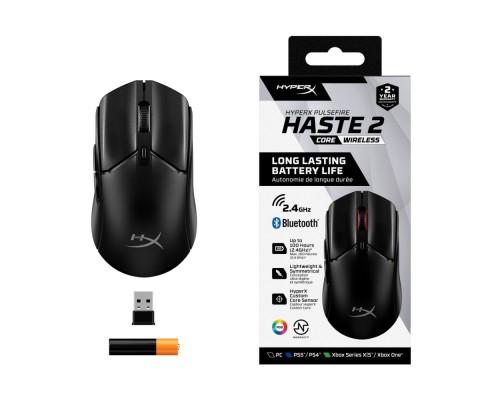 Беспроводная игровая мышка HyperX Pulsefire Haste 2 Core Black