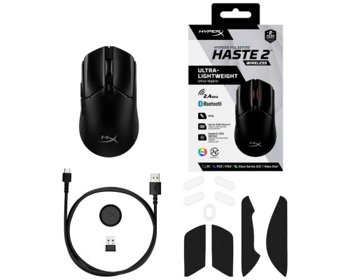 Беспроводная игровая мышка HyperX Pulsefire Haste 2 Black