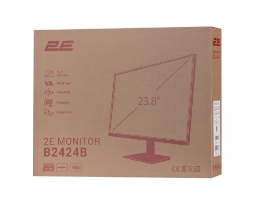 Монитор 2E 23.8" B2424B D-Sub, HDMI, VA, 100Hz, FreeSync