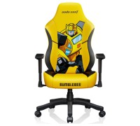 Игровое кресло AndaSeat Transformers Edition Bumblebee, ПВХ-кожа, Эргономичный дизайн, Желтый/Черный, AD18YC-18-DHF-PVC