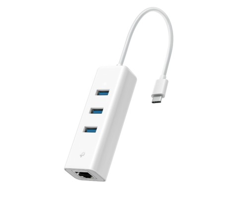 USB адаптер Tp-Link UE330C USB Type-C 3-Port Hub & Gigabit Ethernet Adapter