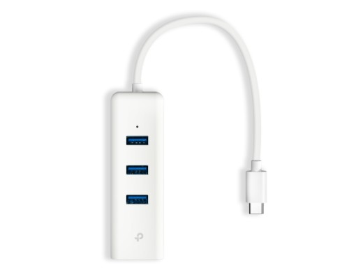 USB адаптер Tp-Link UE330C USB Type-C 3-Port Hub & Gigabit Ethernet Adapter