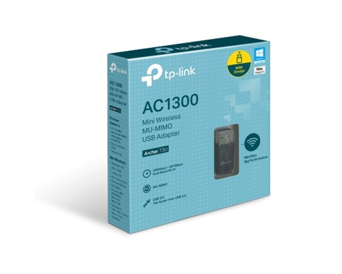 Адаптер WI-FI USB Tp-link Archer T3U AC1300 Mini Wireless MU-MIMO USB Adapter